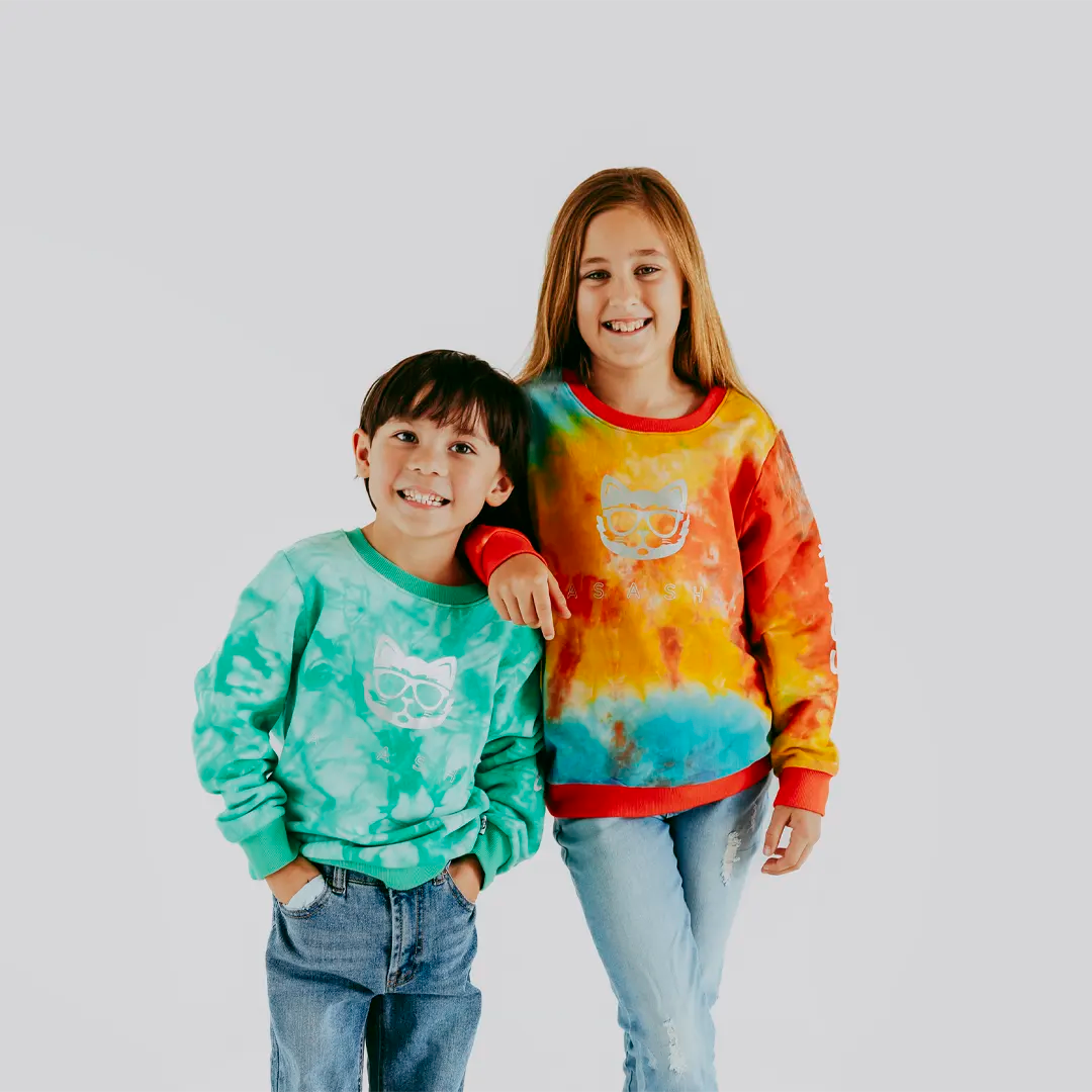 Yasashii-Australia-Kids-clothing -Tie-Dye-Boys-Clothing-Streetwear-Surfwear-Skatewear-Seed-Gorman-Colourful-Boys-clothing