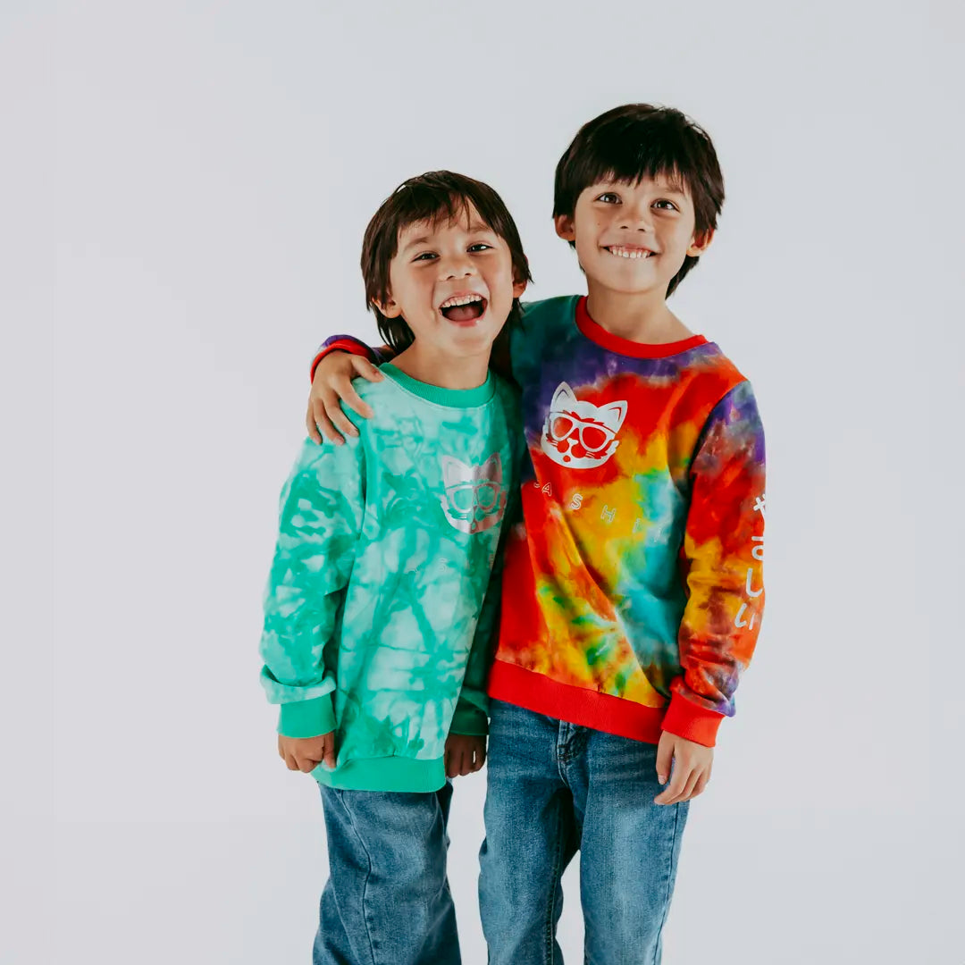Yasashii Australia™-Kids-tie-dye-clothing-skatewear-surfwear-streetwear-Boyswaer-Boys -Boys-Fashion-Kids-Fashion-Seed-Gorman-Colourful-Kidswear