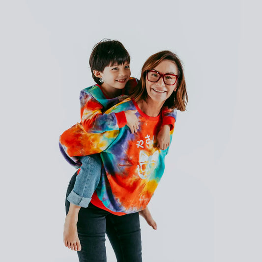 yasashii-australia-kids-clothing-tie-dye-clothing-boys-colourful-clothing-skatewear-streetwear-surfwear-Yasashii-Australian-clothing-brand-French-terry-jumper-high-quality-clothing-Seed-Gorman-Yasashii